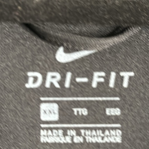 Nike dry fit zip up jacket size xxL lightweight black gray - Picture 3 of 6